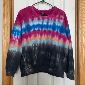 Michael Lauren Tie Dye Pullover Sweatshirt Size XS